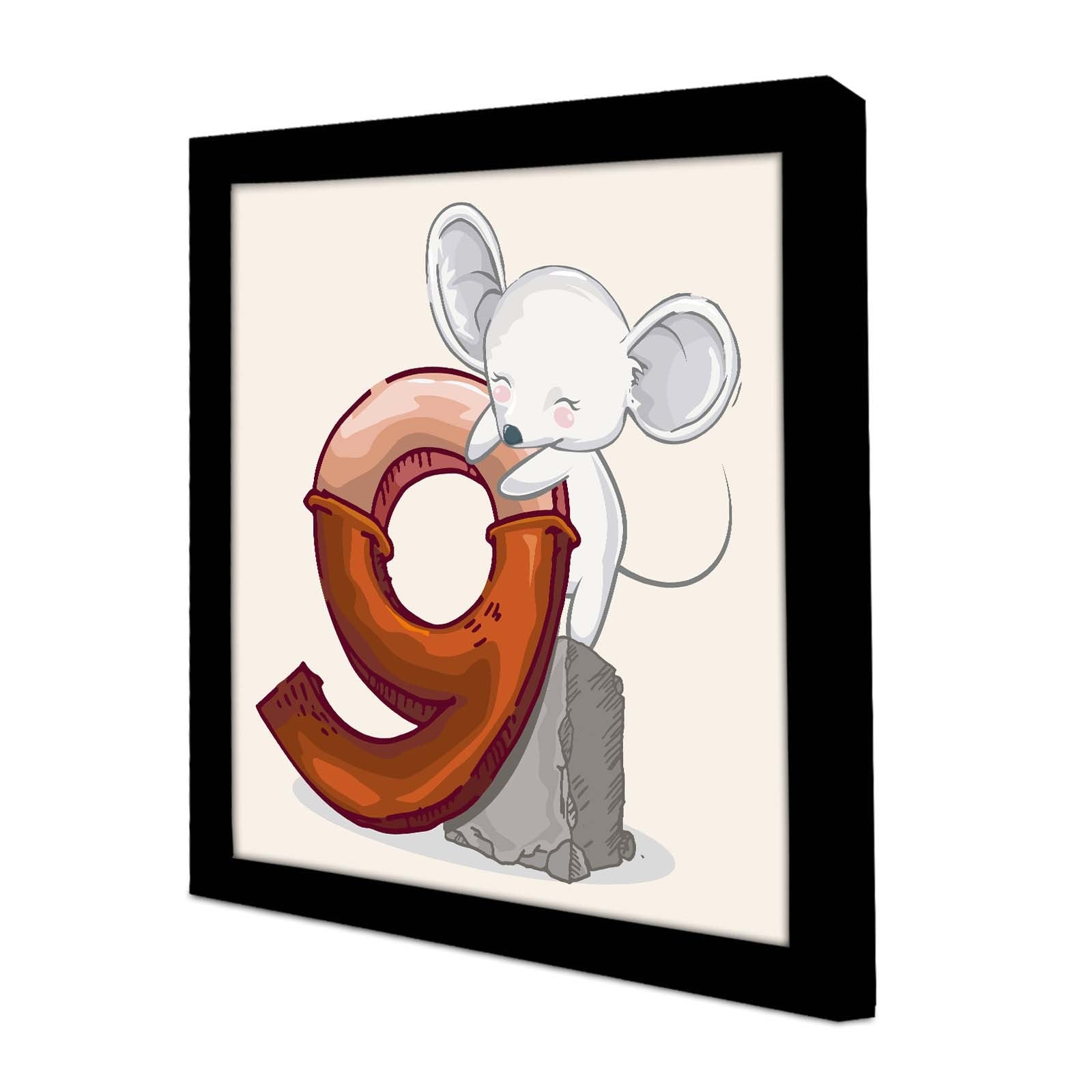 Quadro Decorativo MDF Emoldurado 33x33cm - Disponível em Vermelho, Branco e Cinzento