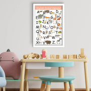 Quadro Decorativo MDF Emoldurado - Arte Multicolor 38x53cm com Moldura PVC