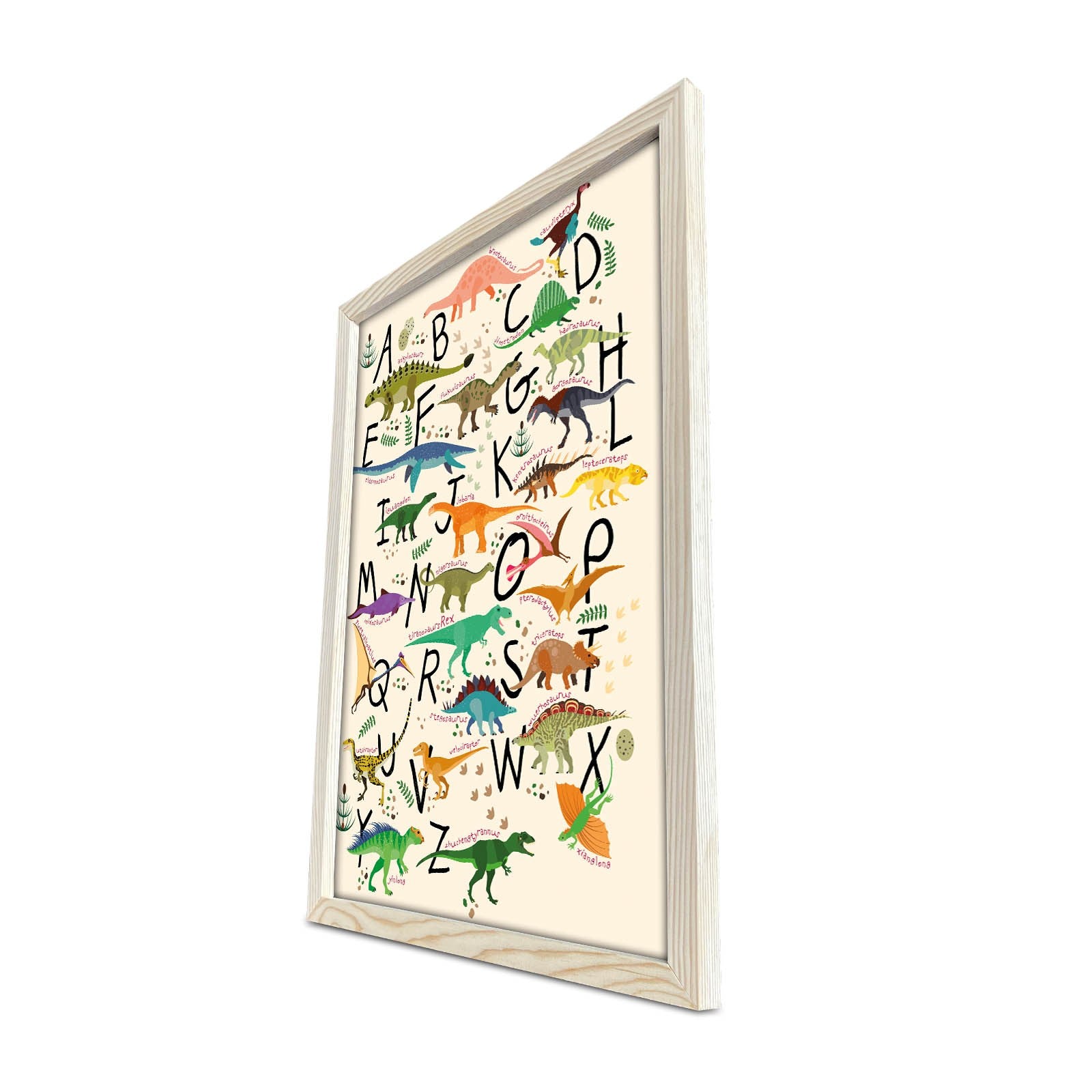 Quadro Decorativo MDF Emoldurado Multicolor 38x53cm - Arte Moderna para Decoração de Interiores