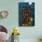 Quadro Decorativo em Tela Multicolor com Moldura de Pinho - 45x70cm Canvas 100%