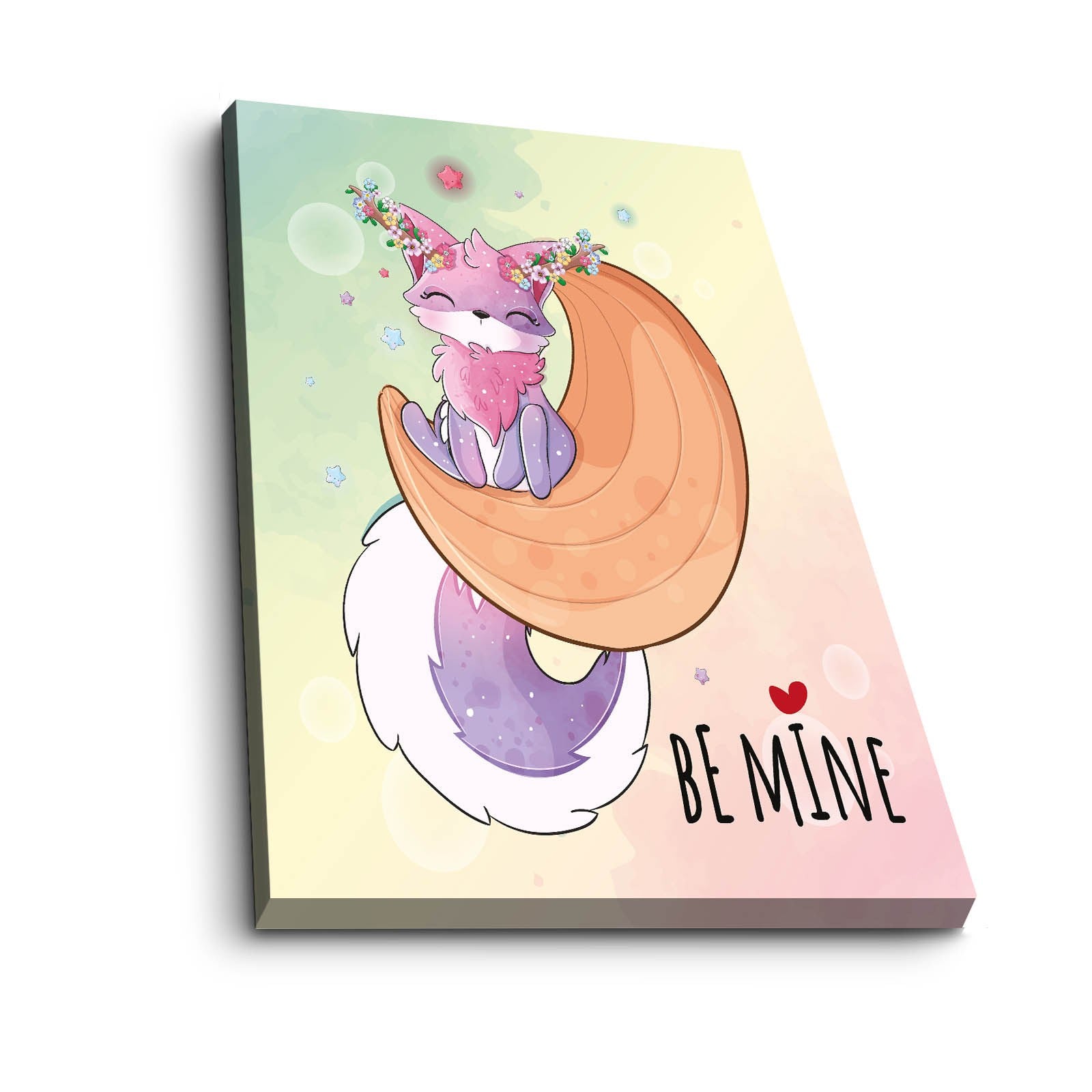 Quadro Decorativo em Tela Multicolor com Moldura de Pinho - 45x70cm Canvas 100%