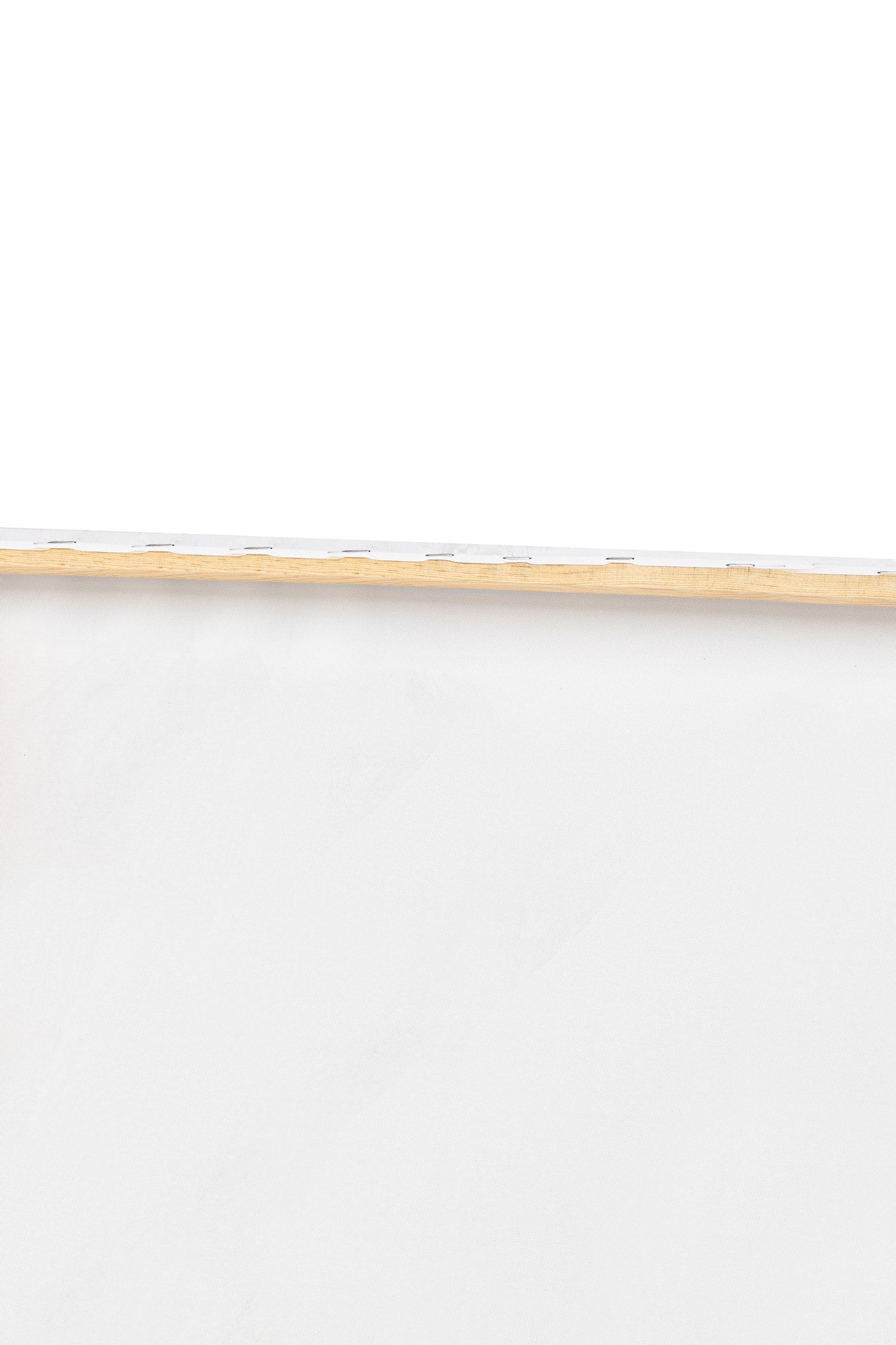 Quadro Decorativo em Tela 45x70cm - Design Moderno Amarelo, Cinzento e Branco com Moldura de Pinho