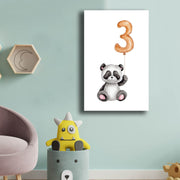 Quadro Decorativo em Tela - Design Moderno Preto, Branco e Amarelo com Moldura de Pinho - 45x70cm