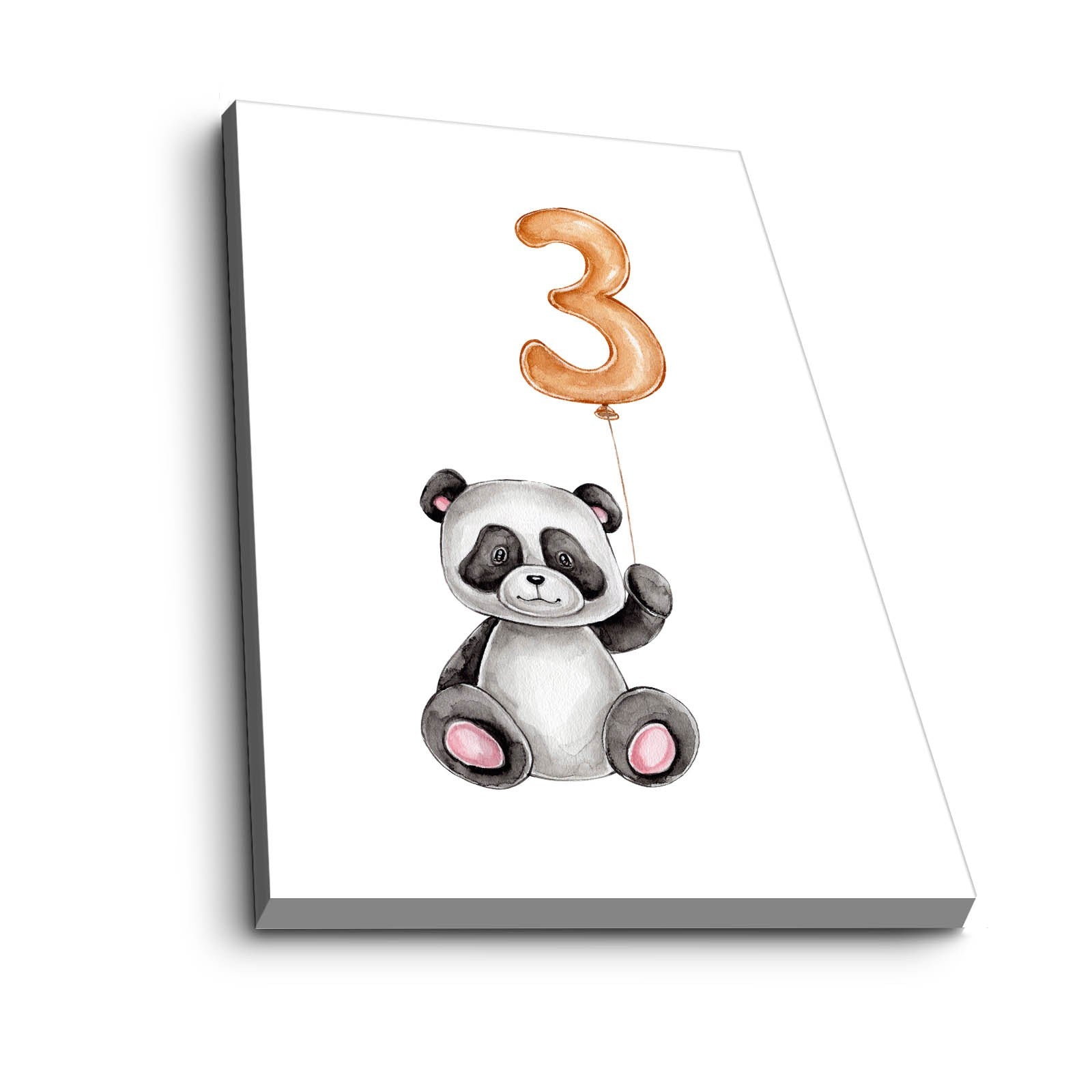 Quadro Decorativo em Tela - Design Moderno Preto, Branco e Amarelo com Moldura de Pinho - 45x70cm