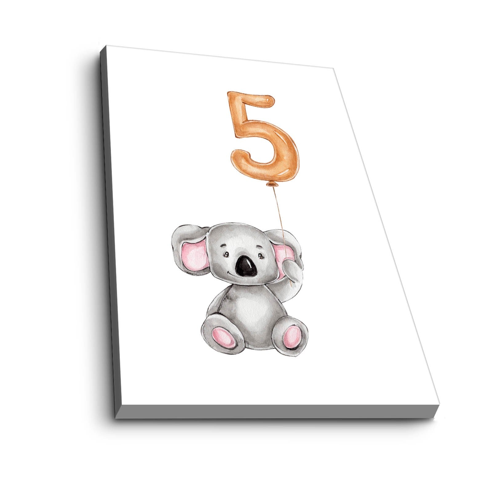 Quadro Decorativo em Tela 45x70cm - Design Moderno Amarelo, Cinzento e Branco com Moldura de Pinho