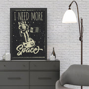Quadro Decorativo Space 55x75 cm — Impressão UV em MDF com Moldura de Poliestireno, Multicolor