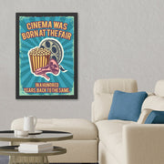 Quadro Decorativo Multicolor em MDF 35x45 cm com Moldura em Poliestireno 2 cm e Impressão UV