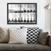 Quadro Decorativo Moldurado “Eiffel Tower 5” 40x55 cm – MDF, Impressão UV, Multicolor