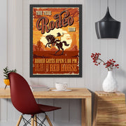Quadro Decorativo em MDF “Rodeo” 55x75 cm – Multicor, Impressão UV, Moldura em Poliestireno 2 cm