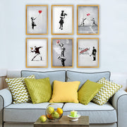 Conjunto de 6 Quadros Decorativos MDF Multicolor - Impressão UV de Alta Qualidade 25x30cm