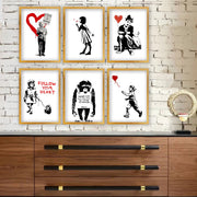 Conjunto de 6 Quadros Decorativos MDF Multicolor - Impressão UV de Alta Qualidade 35x45cm