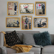 Conjunto de 6 Quadros Decorativos MDF Multicolor - Impressão UV de Alta Qualidade 35x45cm