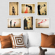 Conjunto de 6 Quadros Decorativos MDF Multicolor - Impressão UV de Alta Qualidade 35x45cm