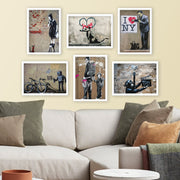 Conjunto de 6 Quadros Decorativos MDF Multicolor - Impressão UV de Alta Qualidade 35x45cm