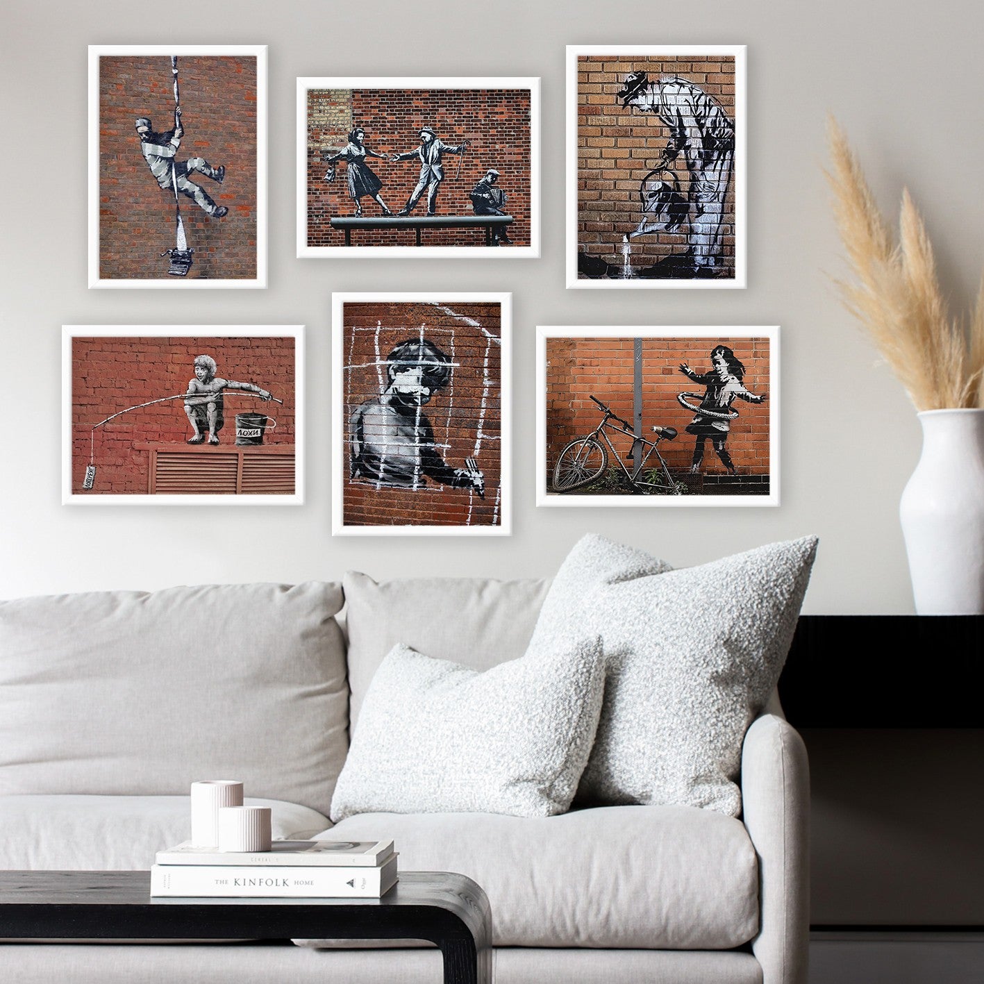 Conjunto de 6 Quadros Decorativos MDF Multicolor - Impressão UV de Alta Qualidade 25x30cm