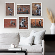 Conjunto de 6 Quadros Decorativos MDF Multicolor - Impressão UV de Alta Qualidade 25x30cm