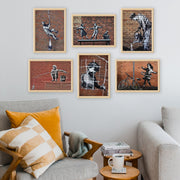 Conjunto de 6 Quadros Decorativos MDF Multicolor - Impressão UV de Alta Qualidade 25x30cm