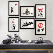 Conjunto de 6 Quadros Decorativos MDF Multicolor - Impressão UV de Alta Qualidade 35x45cm