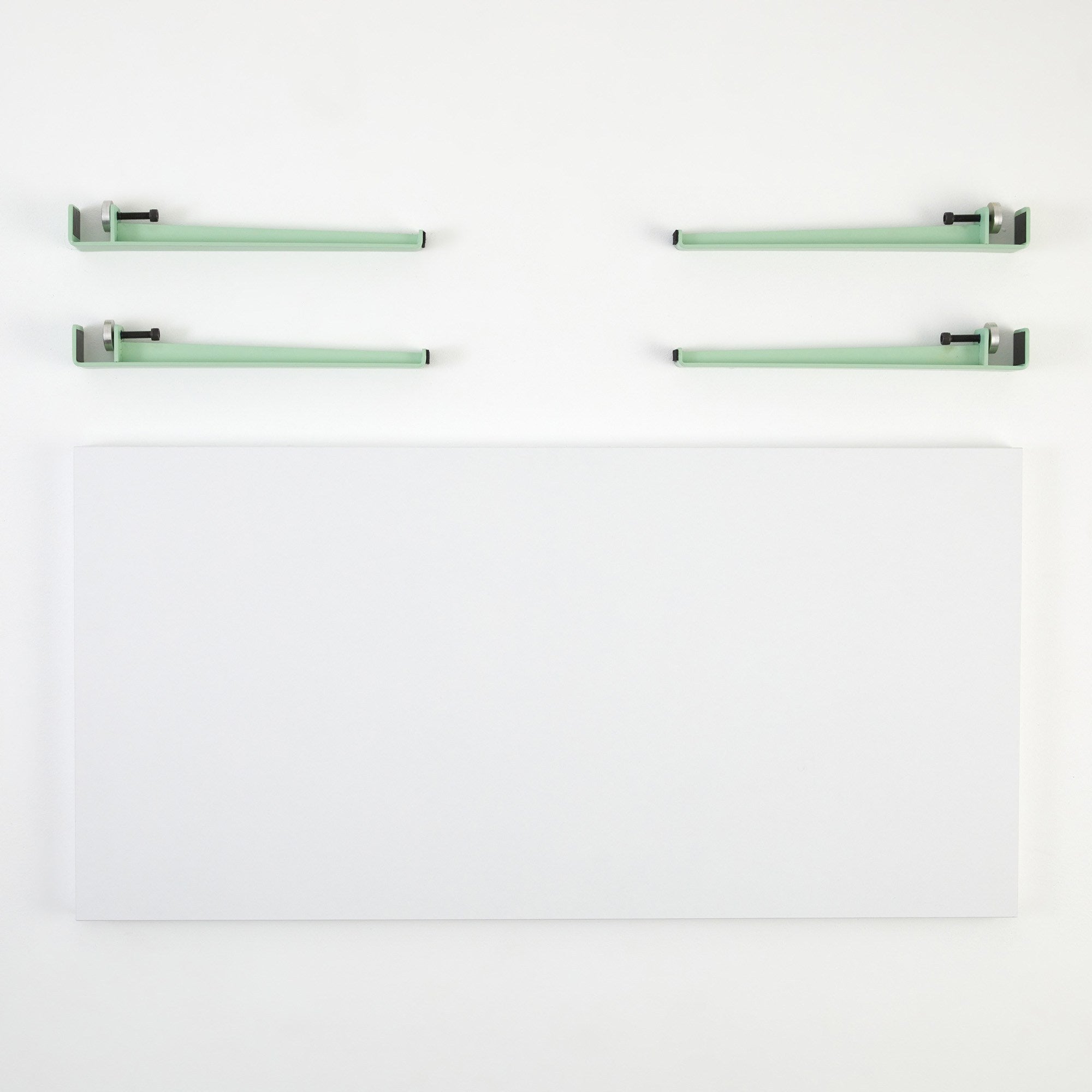 Mesa de Centro Branca com Pernas de Aço Preto - Montagem Rápida e Fácil 120x60cm