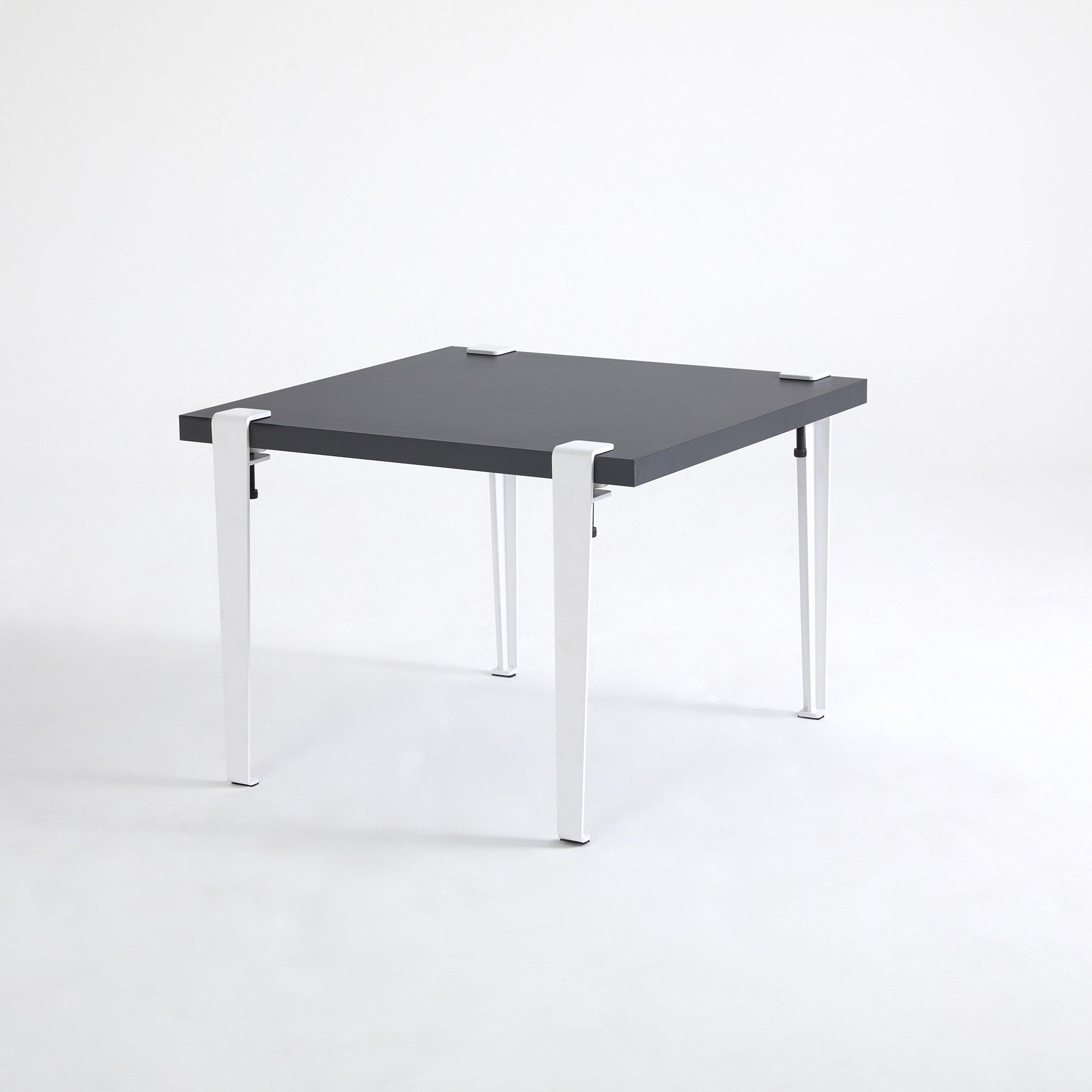 Mesa de Centro Redonda 60cm com Pernas de Aço - Montagem Rápida e Fácil