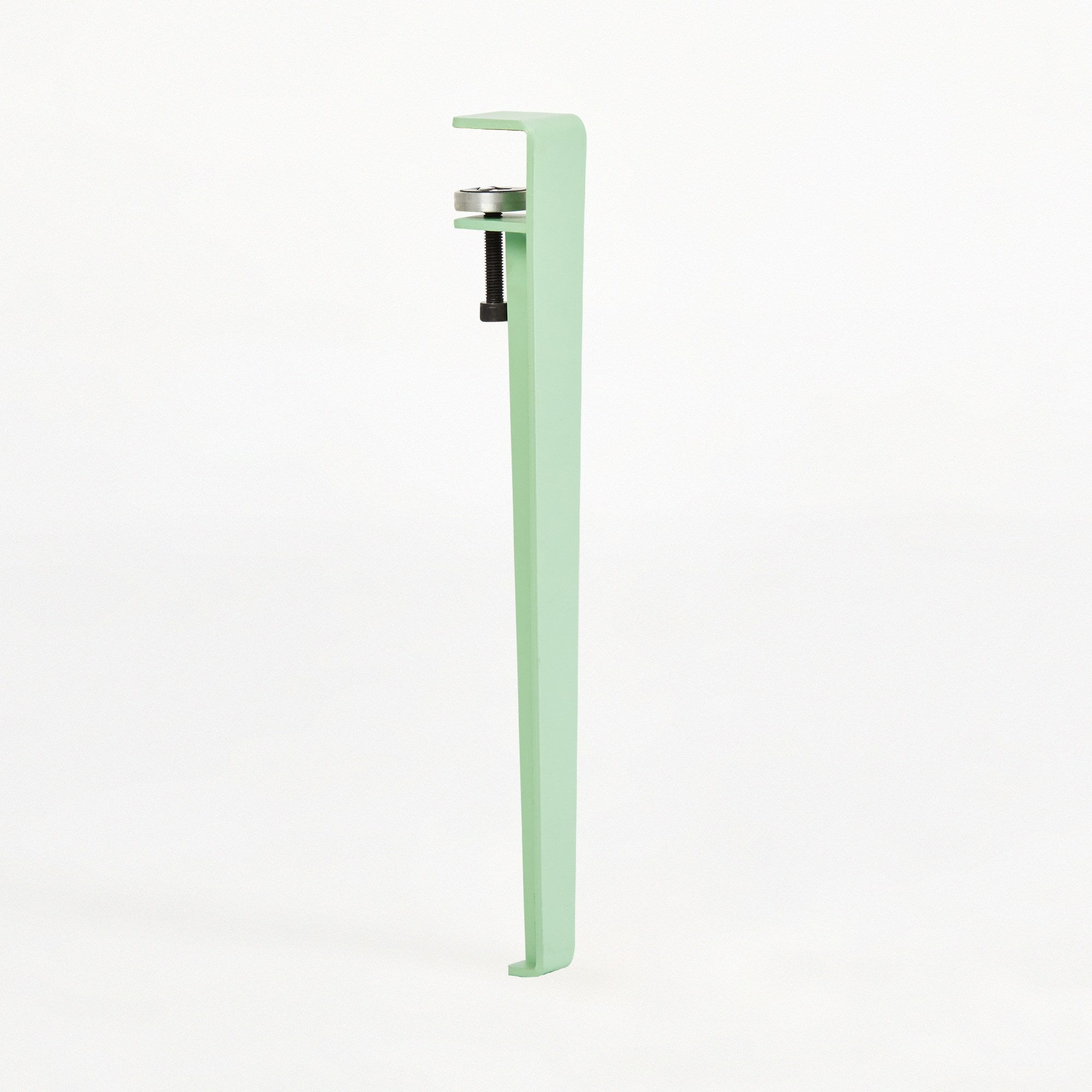 Banco Branco Mint Green 90cm com Pernas de Aço - Montagem Rápida e Fácil