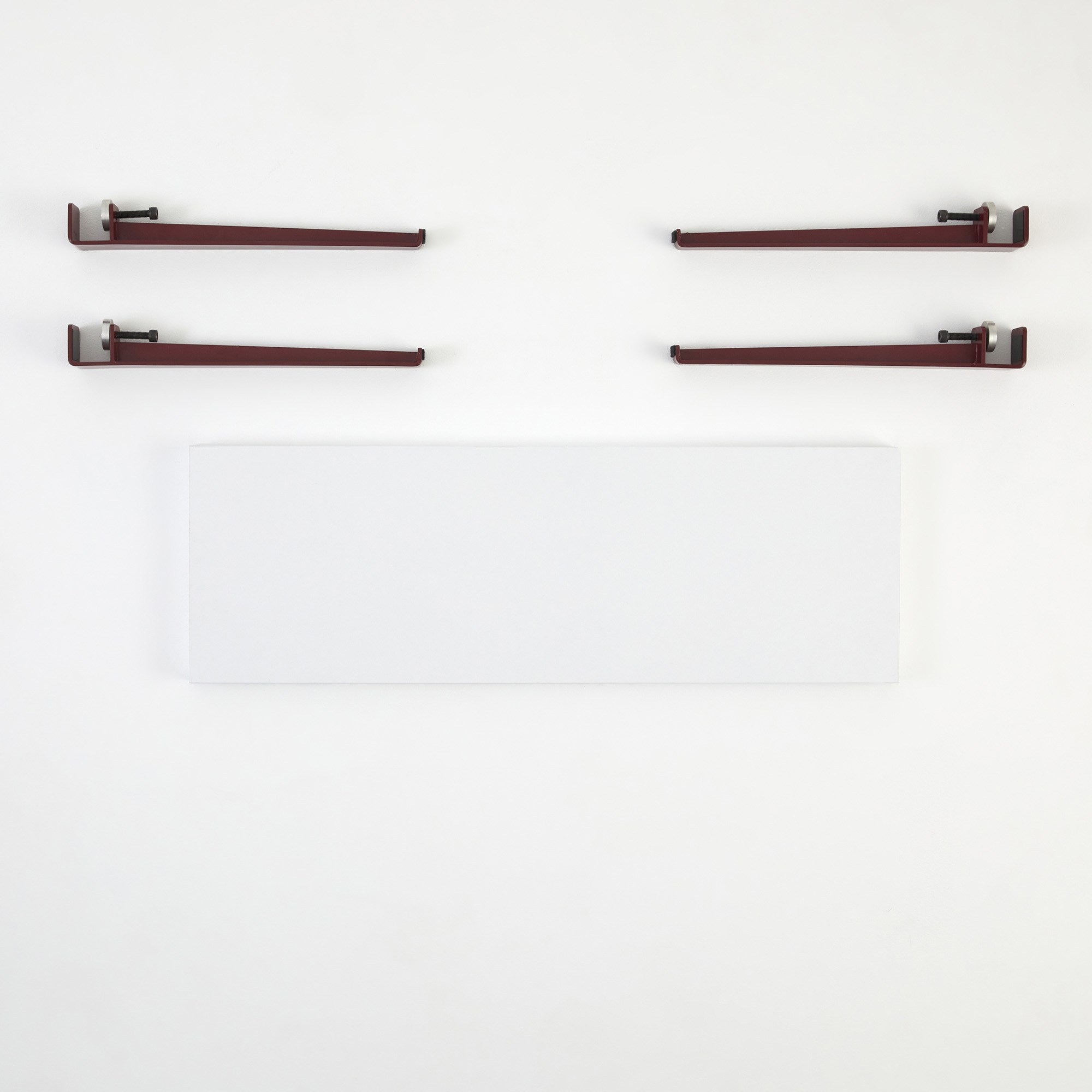 Banco Moderno com Pernas de Aço - Montagem Rápida e Fácil - Disponível em Branco e Bordeaux