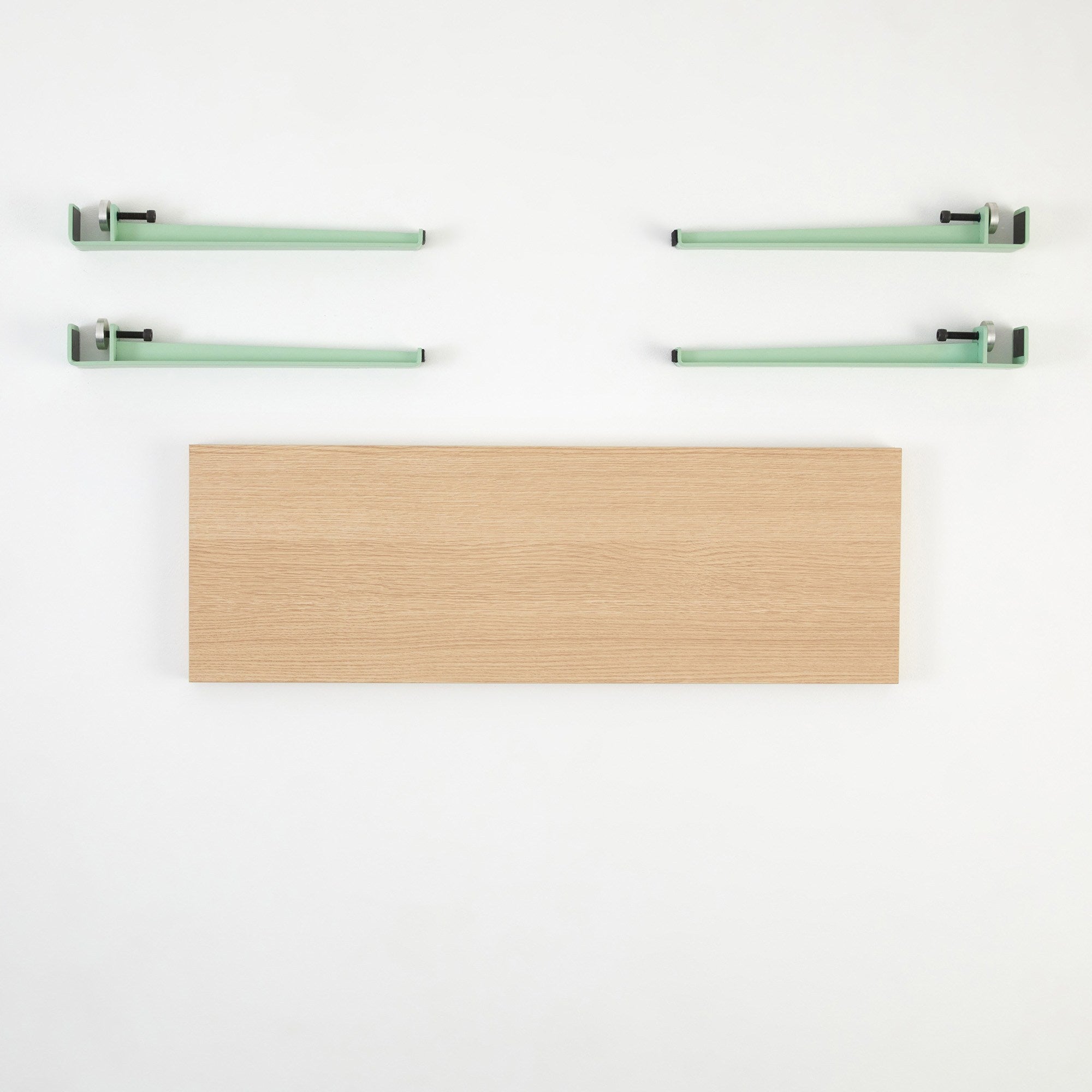 Banco Moderno Verde Menta com Pernas de Aço - Montagem Rápida e Fácil 90cm