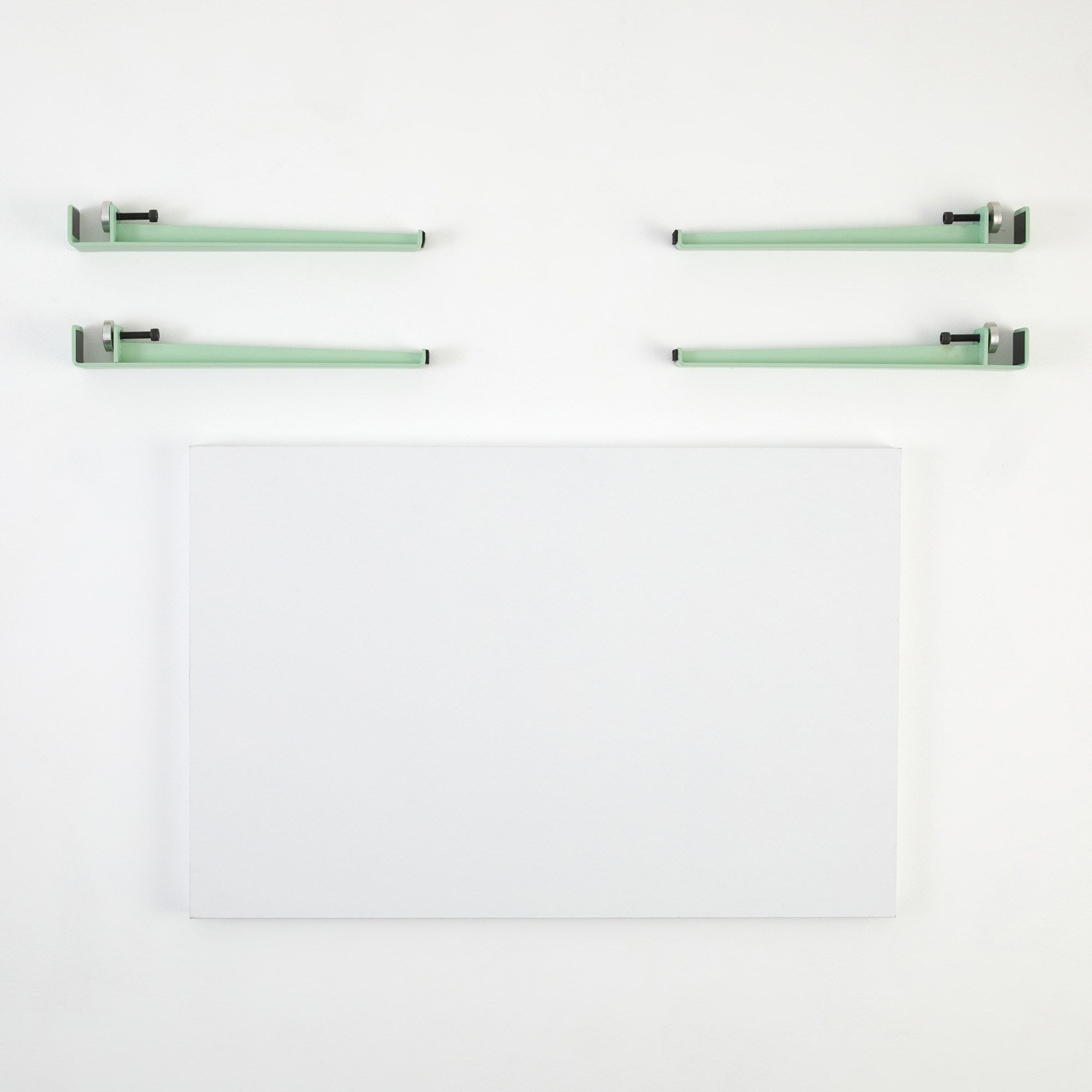 Mesa de Centro Branca com Pernas de Aço Preto - Montagem Rápida e Fácil 90x60cm