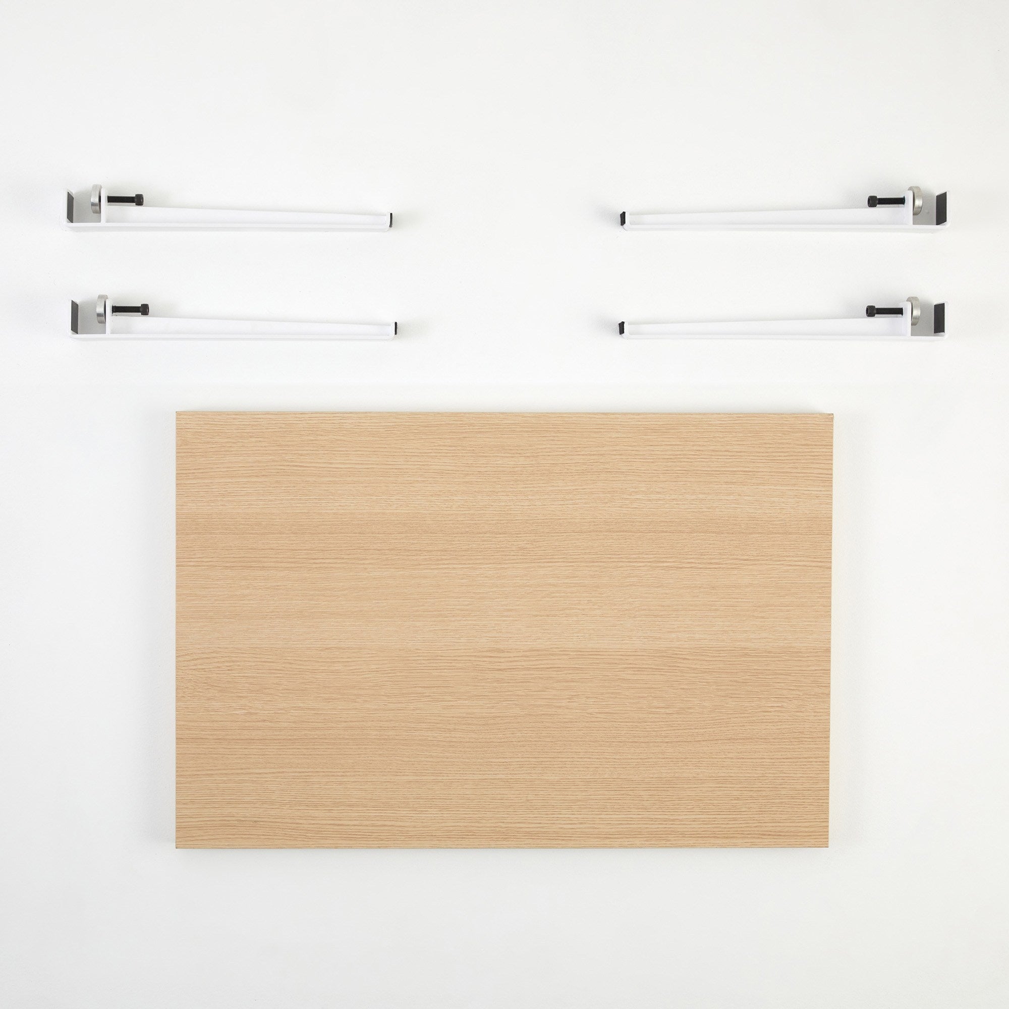 Mesa de Centro Branca com Pernas de Aço - Montagem Rápida e Fácil 90x60cm