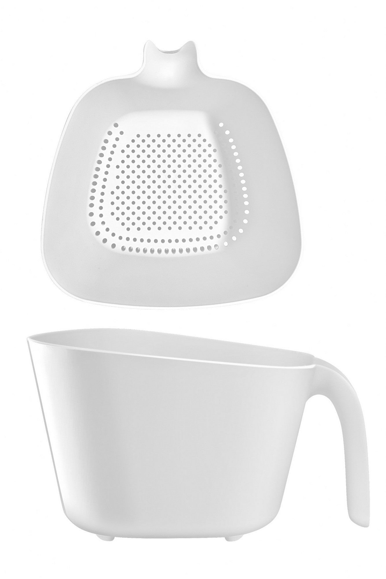 Conjunto de Coadores – 24 x 21 x 14 cm – Branco – Plástico