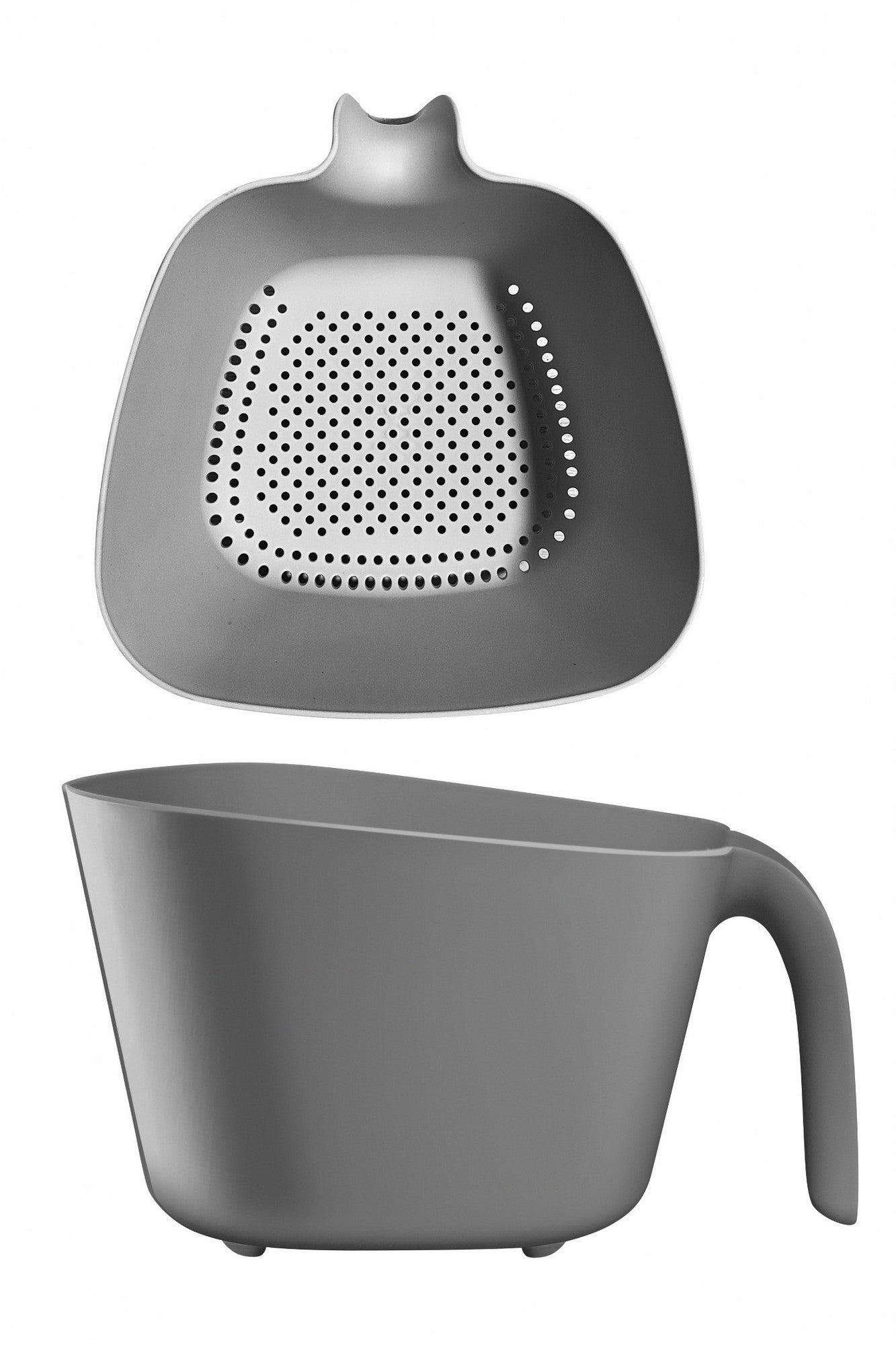 Conjunto de Coadores (2 peças) – 24 x 21 x 14 cm – Antracite – Plástico