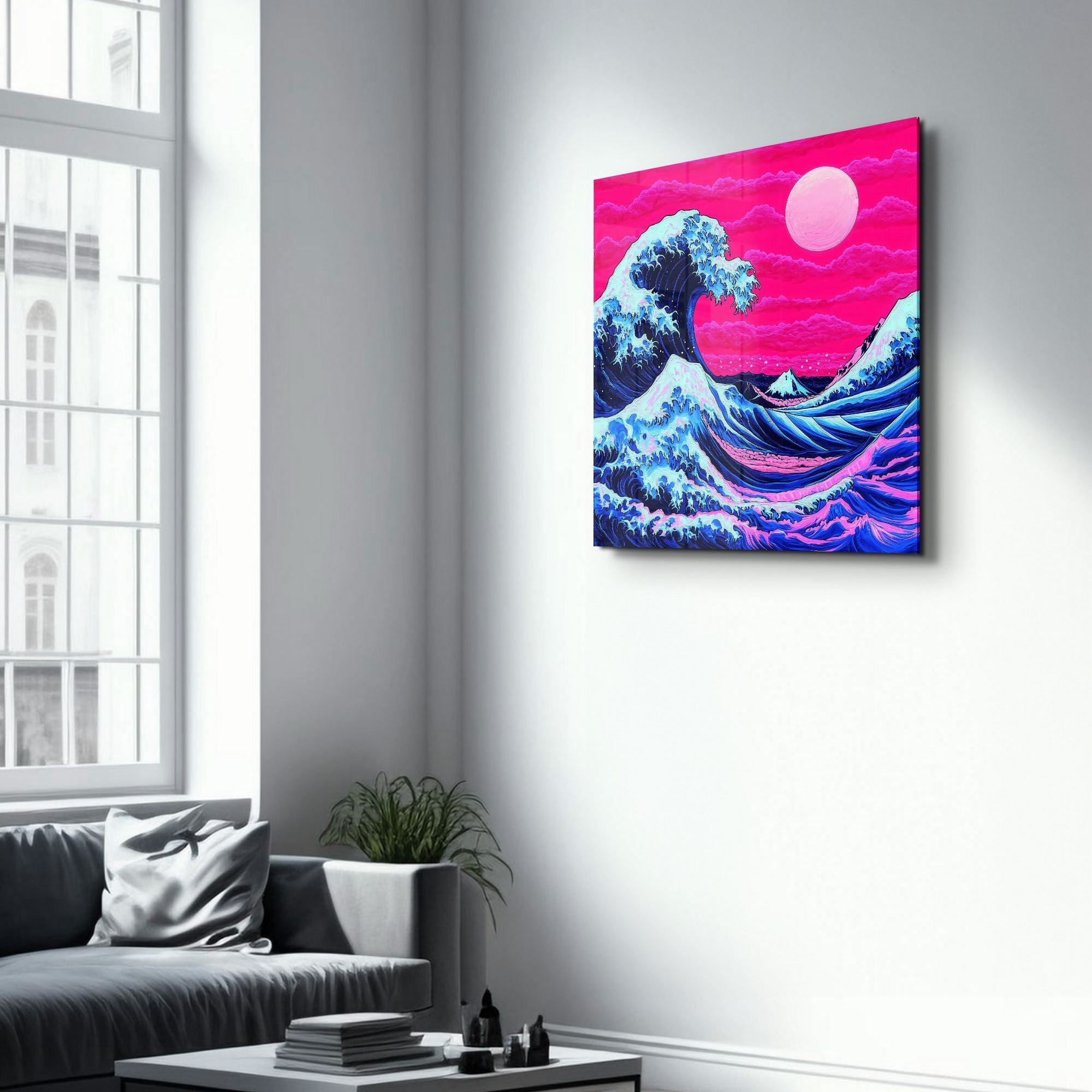 Quadro Decorativo em Vidro Temperado 40x40 cm Multicolor SPK-3004 (4 mm, Impressão UV)