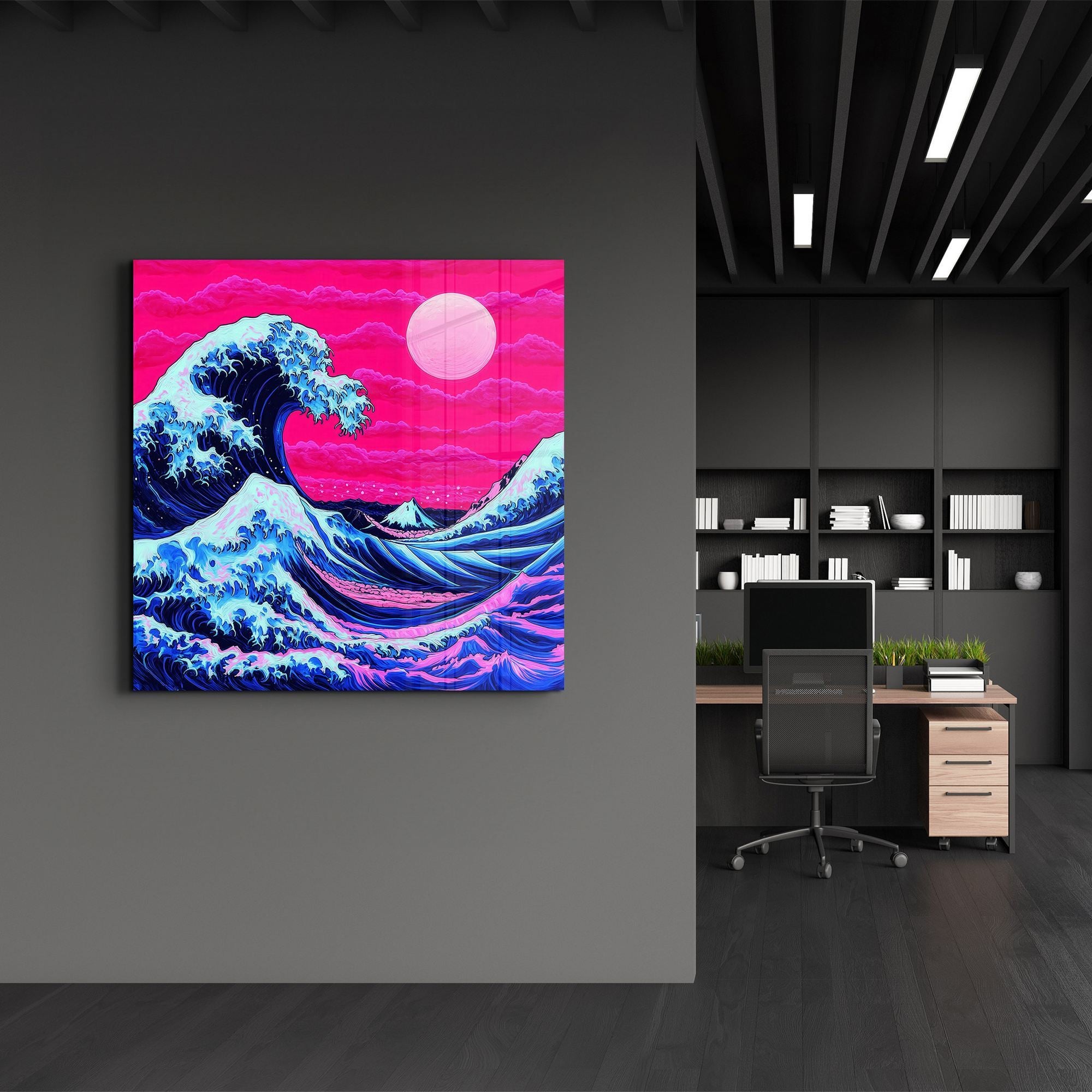 Quadro Decorativo em Vidro Temperado 40x40 cm Multicolor SPK-3004 (4 mm, Impressão UV)