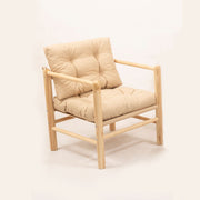 Sofá de jardim de 1 lugar-MYG03 - Cream-Creme