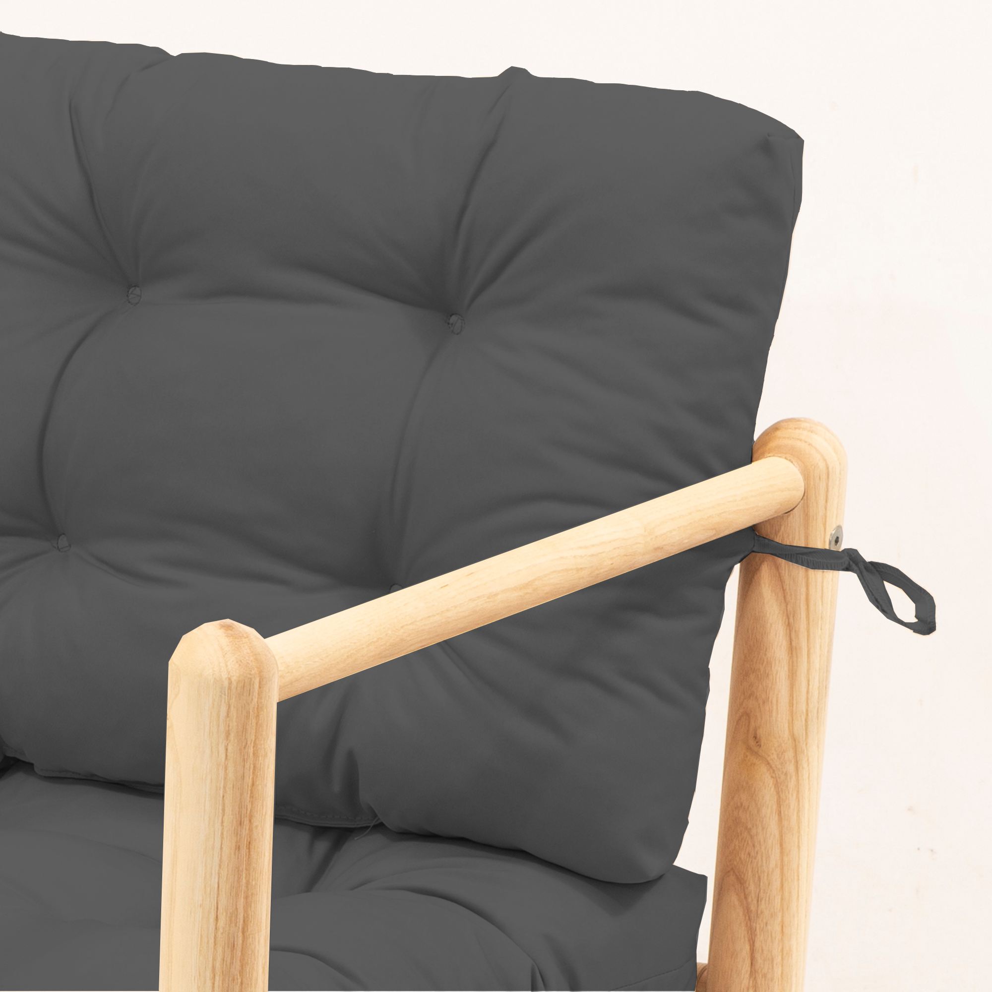 Sofá de jardim de 2 lugares-MYG04 - Anthracite-Antracite