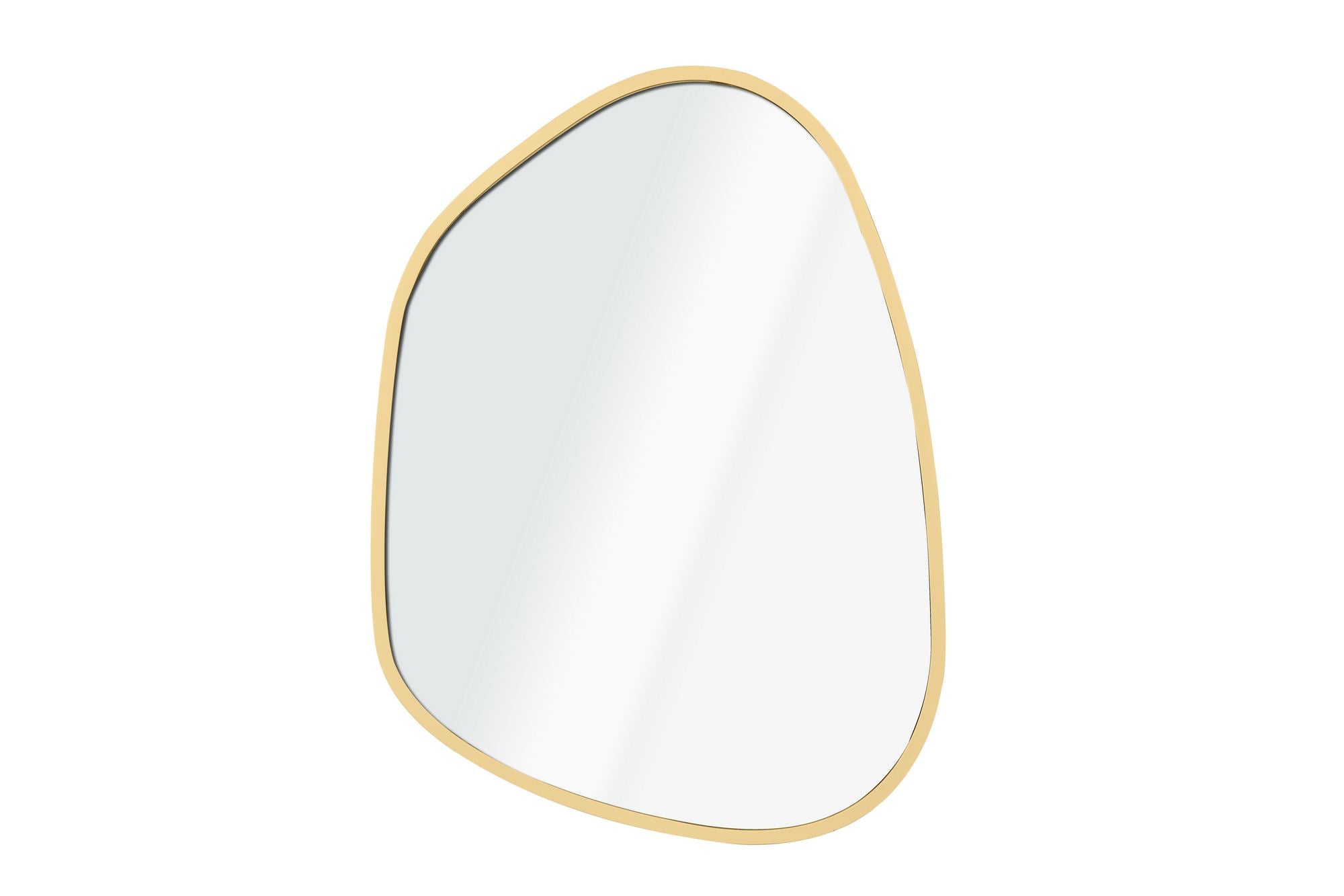 Espelho Decorativo-Asymmetric Design-Ouro