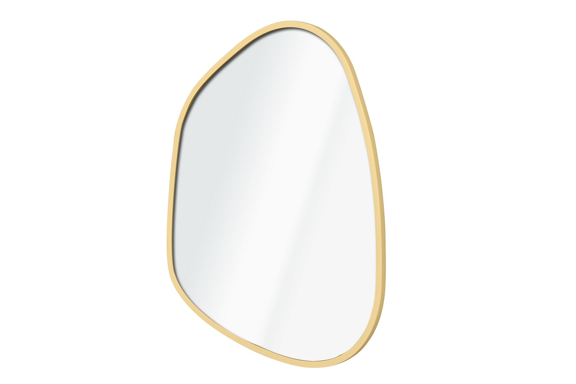 Espelho Decorativo-Asymmetric Design-Ouro
