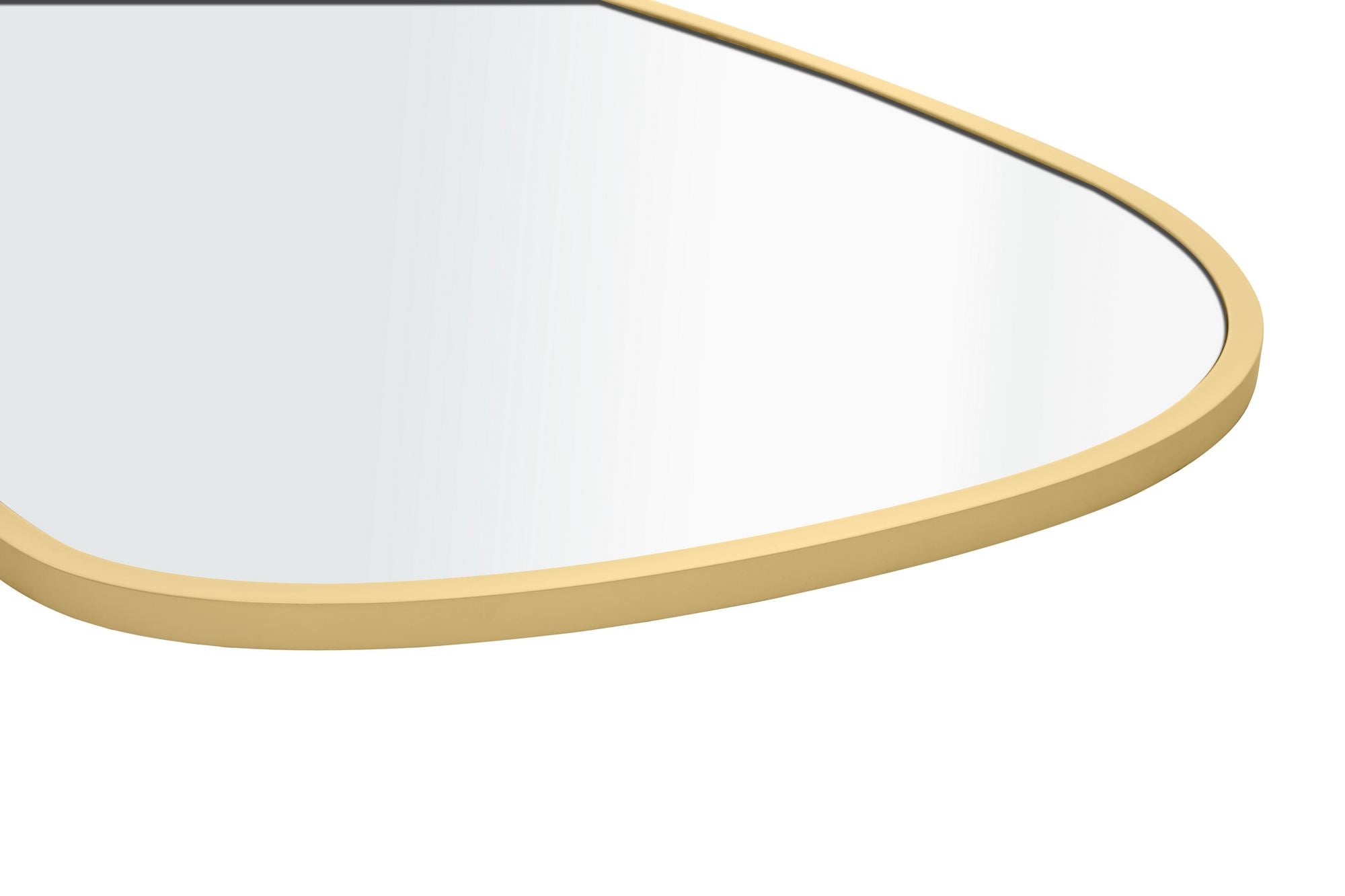 Espelho Decorativo-Asymmetric Design-Ouro