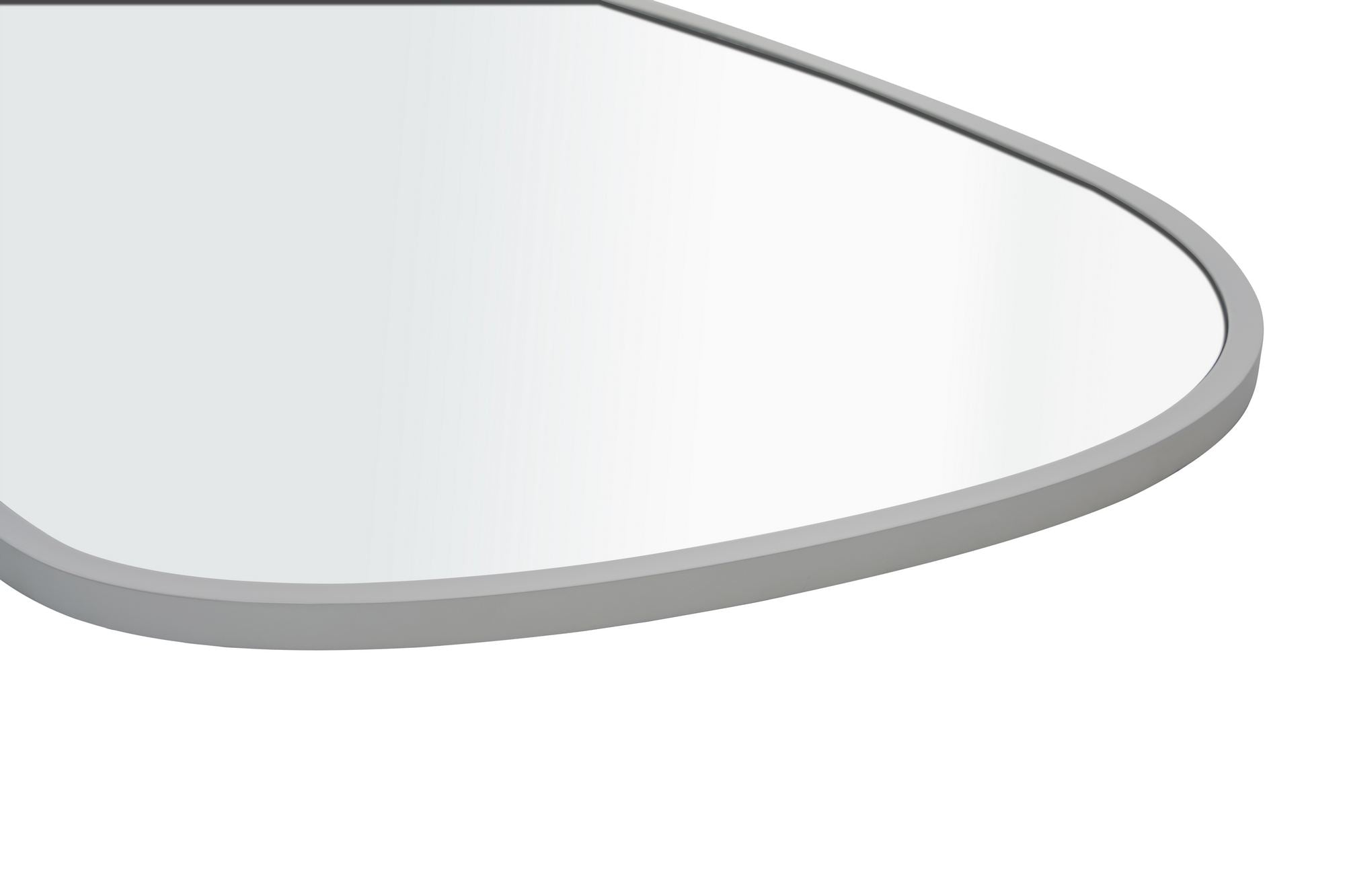 Espelho Decorativo-Asymmetric Design-Prata
