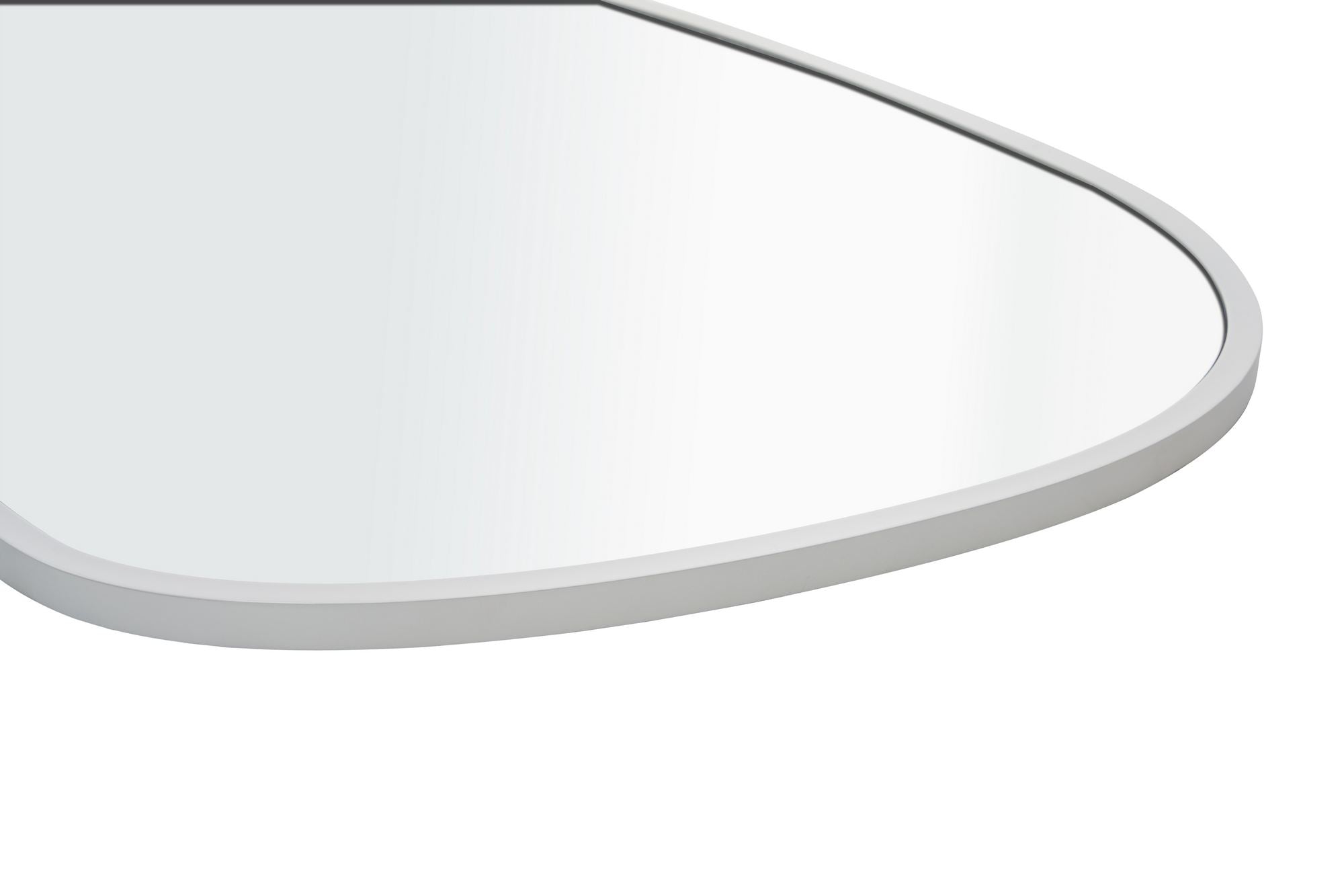 Espelho Decorativo-Asymmetric Design-Branco