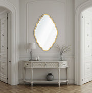 Espelho Decorativo-Axis-Ouro