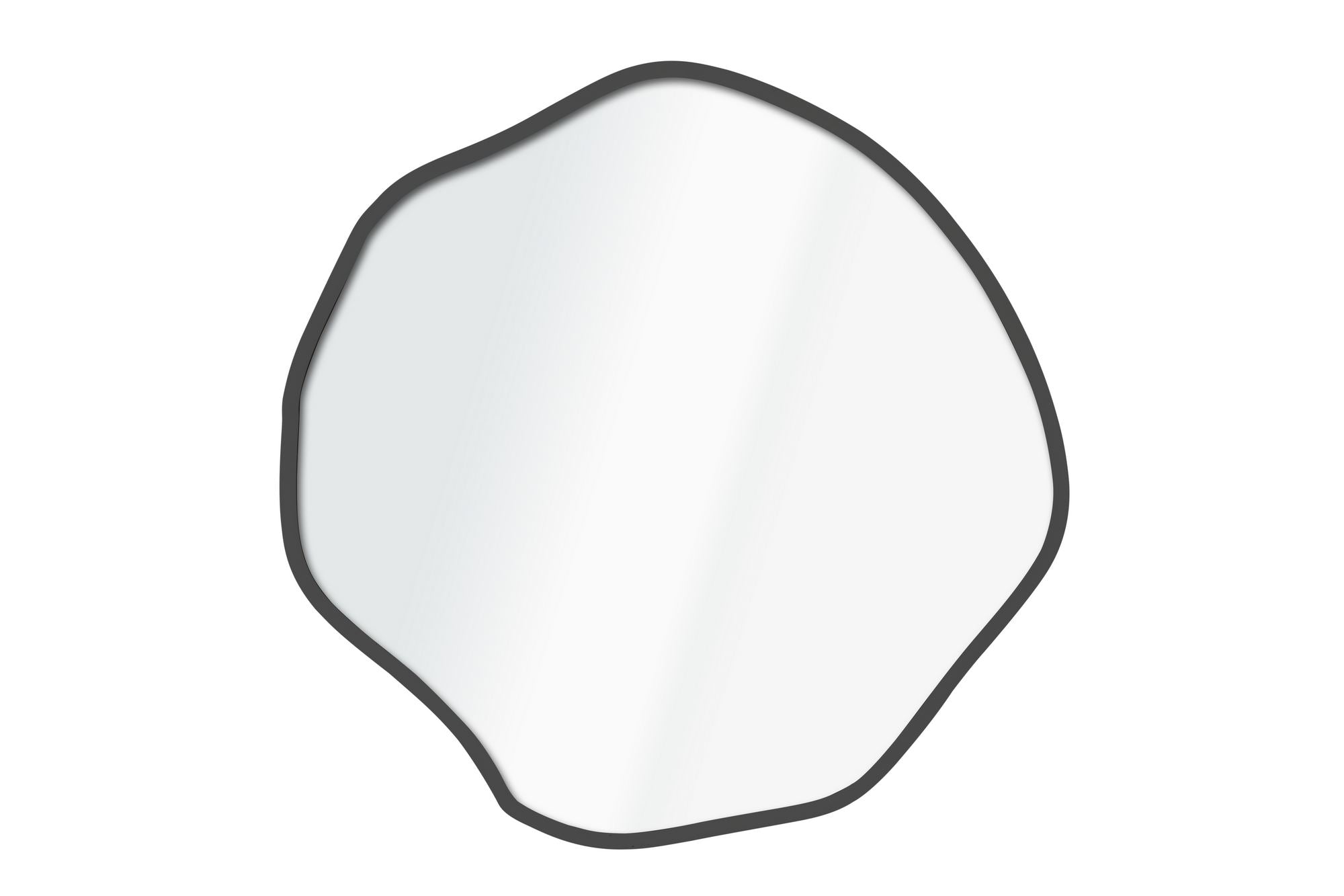 Espelho Decorativo-Bowed-Preto