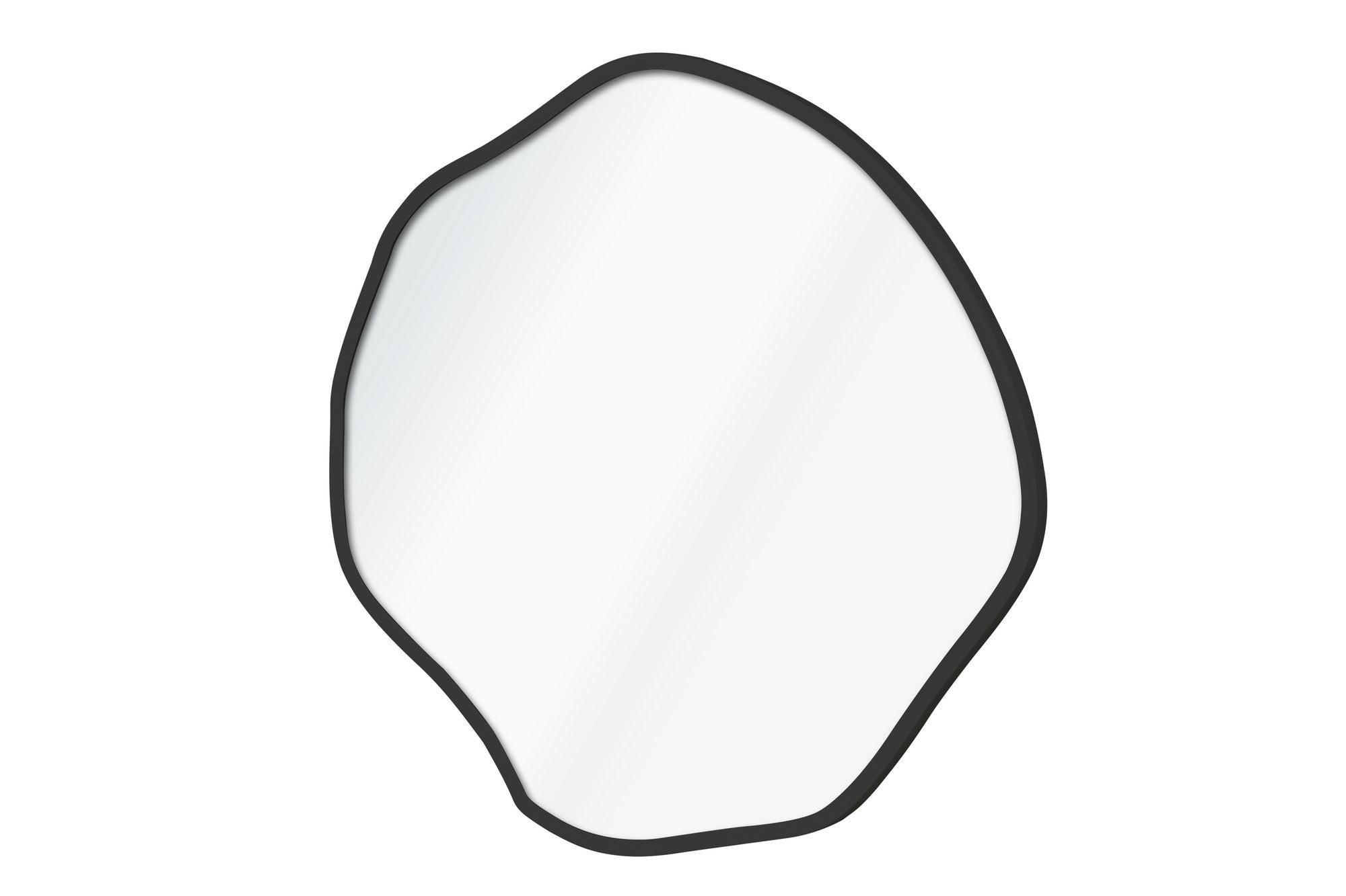 Espelho Decorativo-Bowed-Preto