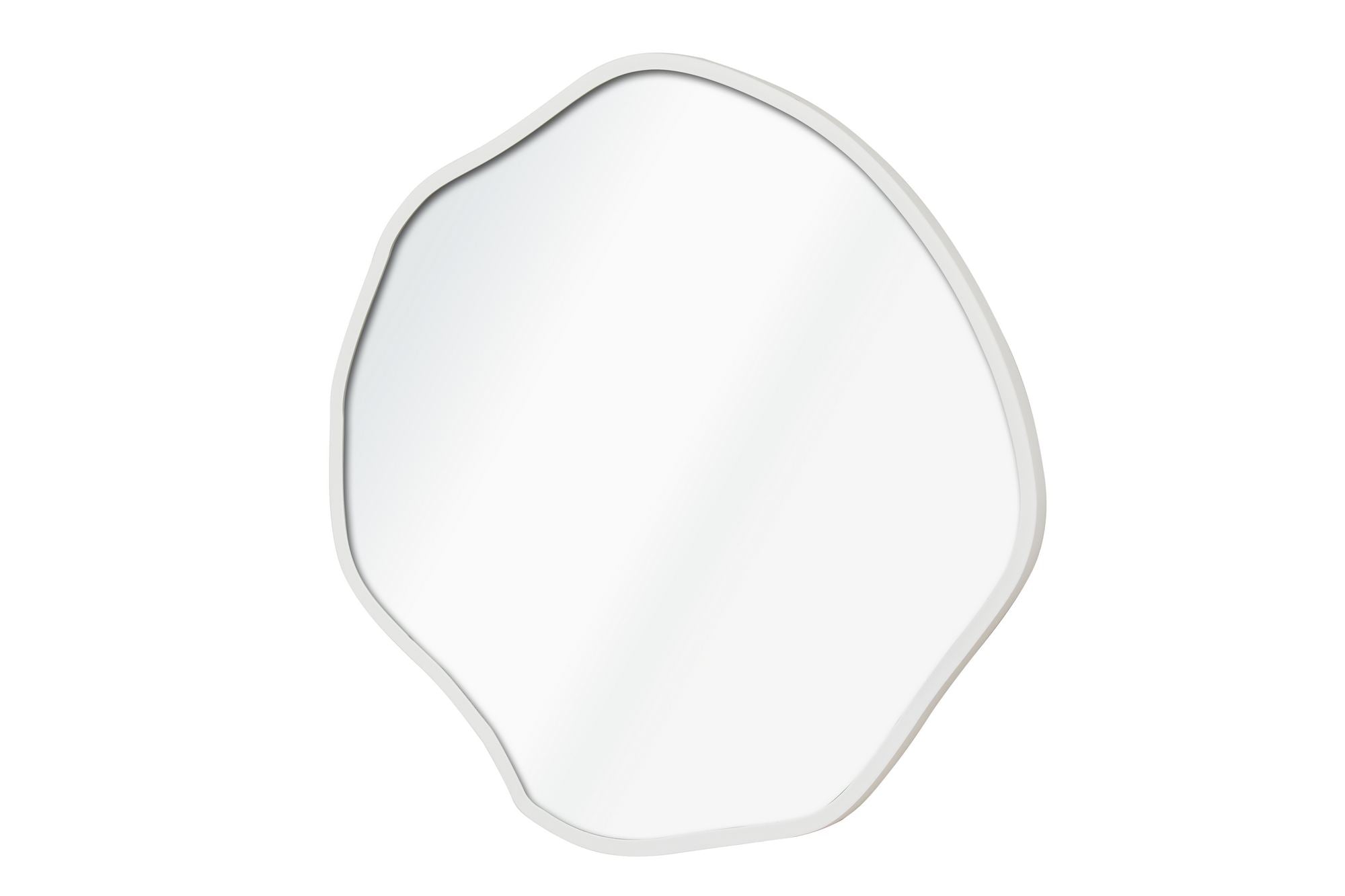 Espelho Decorativo-Bowed-Branco