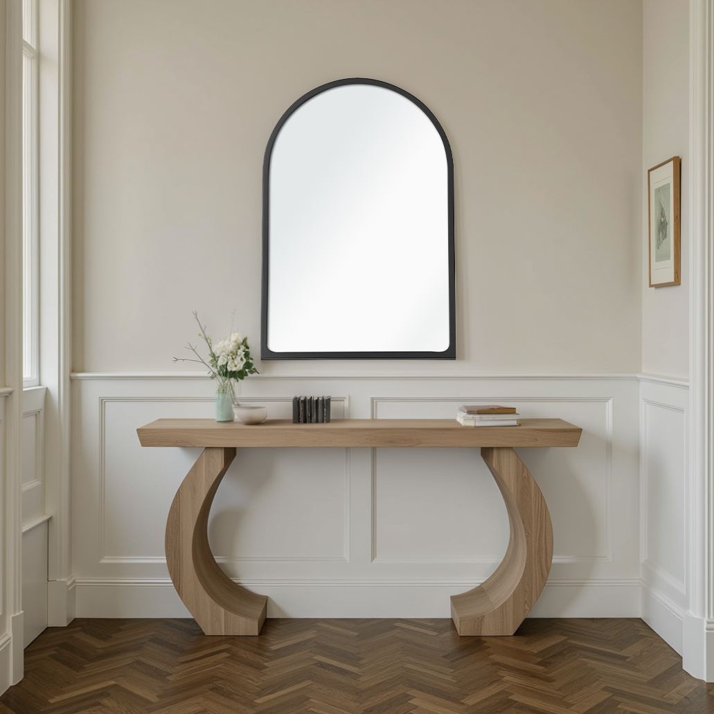 Espelho Decorativo-Opal-Preto