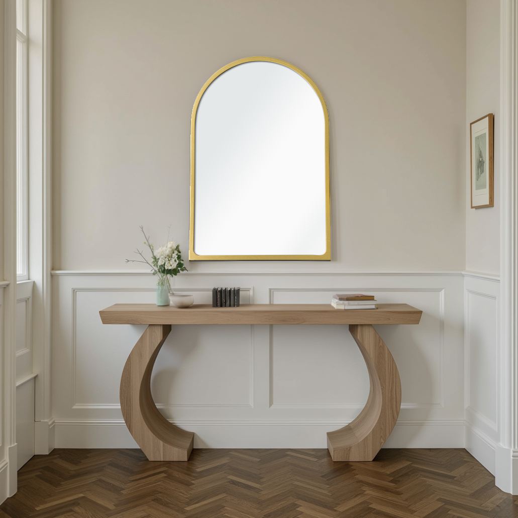 Espelho Decorativo-Opal-Ouro