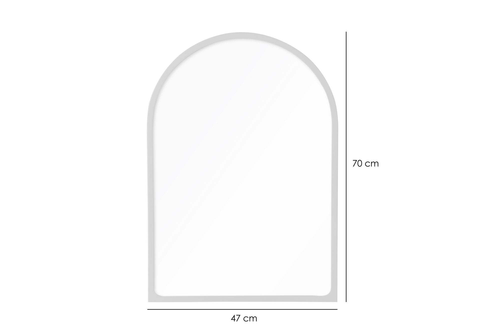 Espelho Decorativo-Opal-Branco