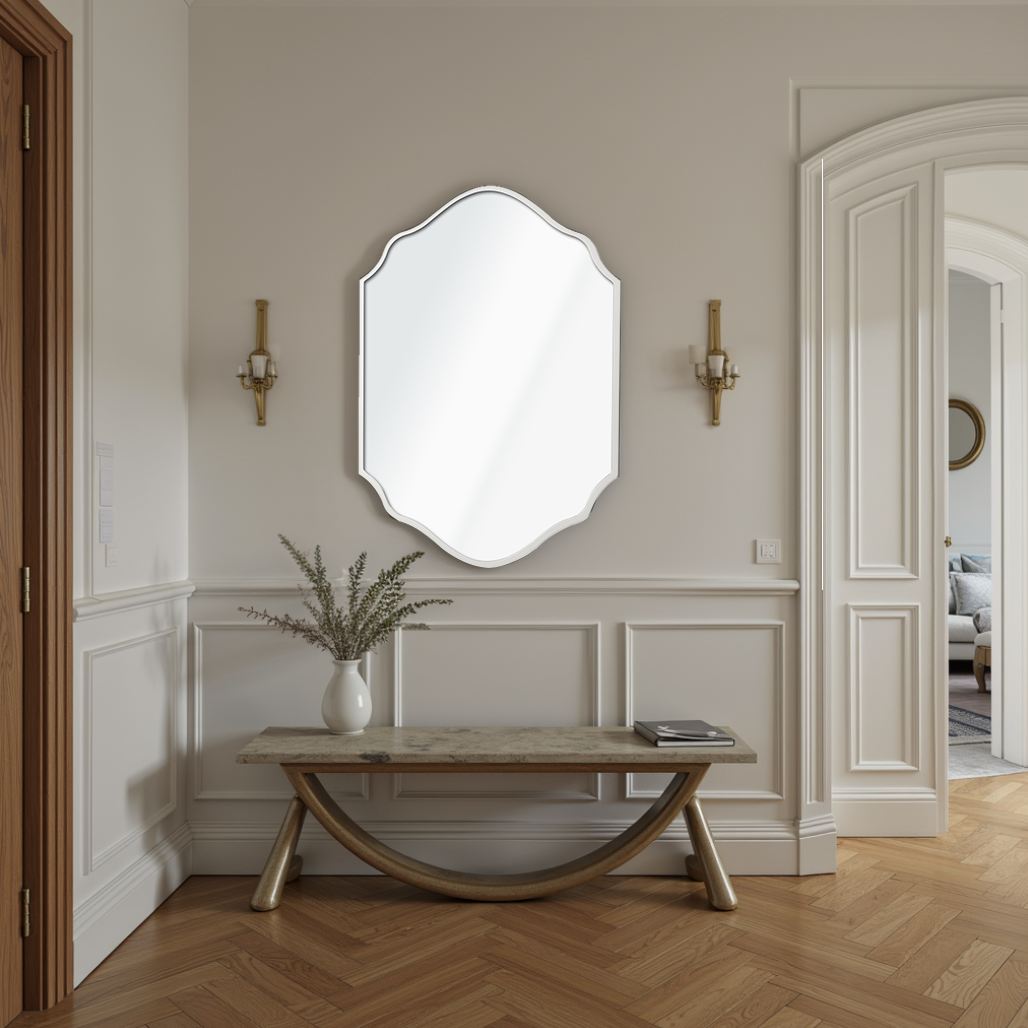 Espelho Decorativo-Starlit-Branco