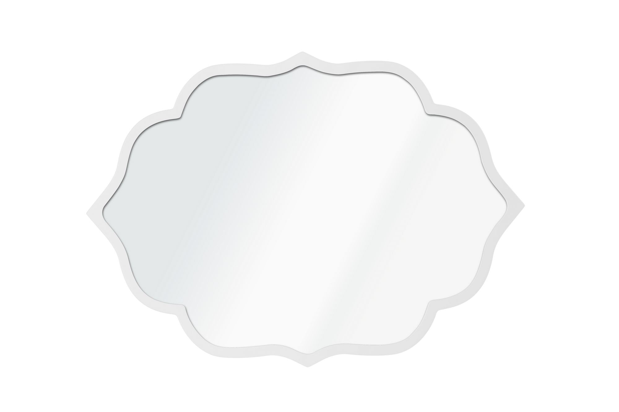Espelho Decorativo-Velvet-Branco