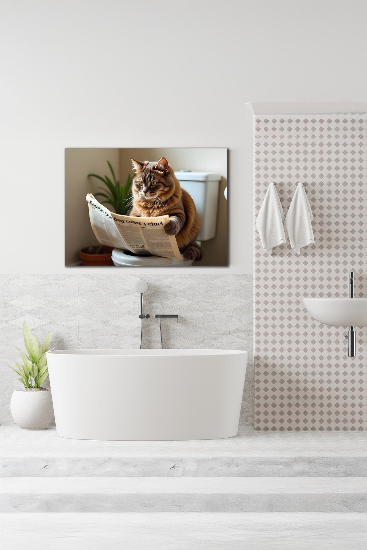 Quadro Decorativo em Tela 70x100cm - Arte Multicolor Premium 100% Canvas 3cm Espessura